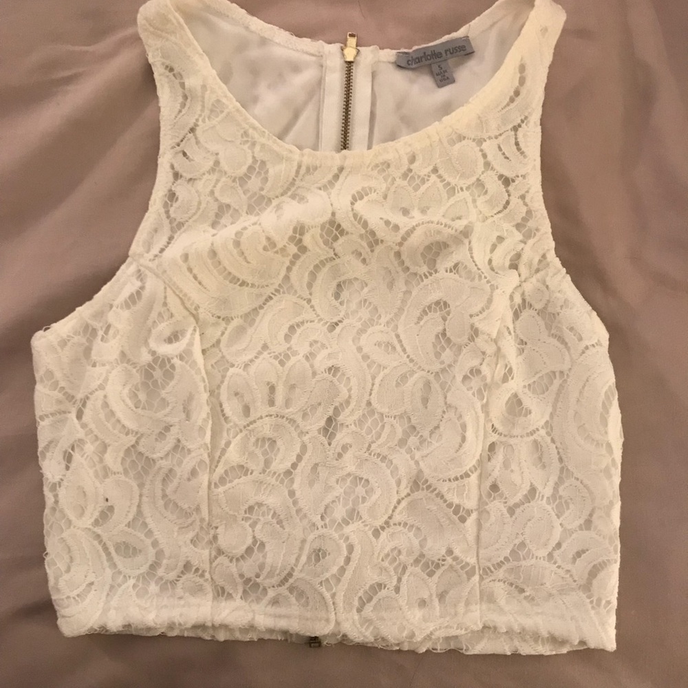 Lace crop